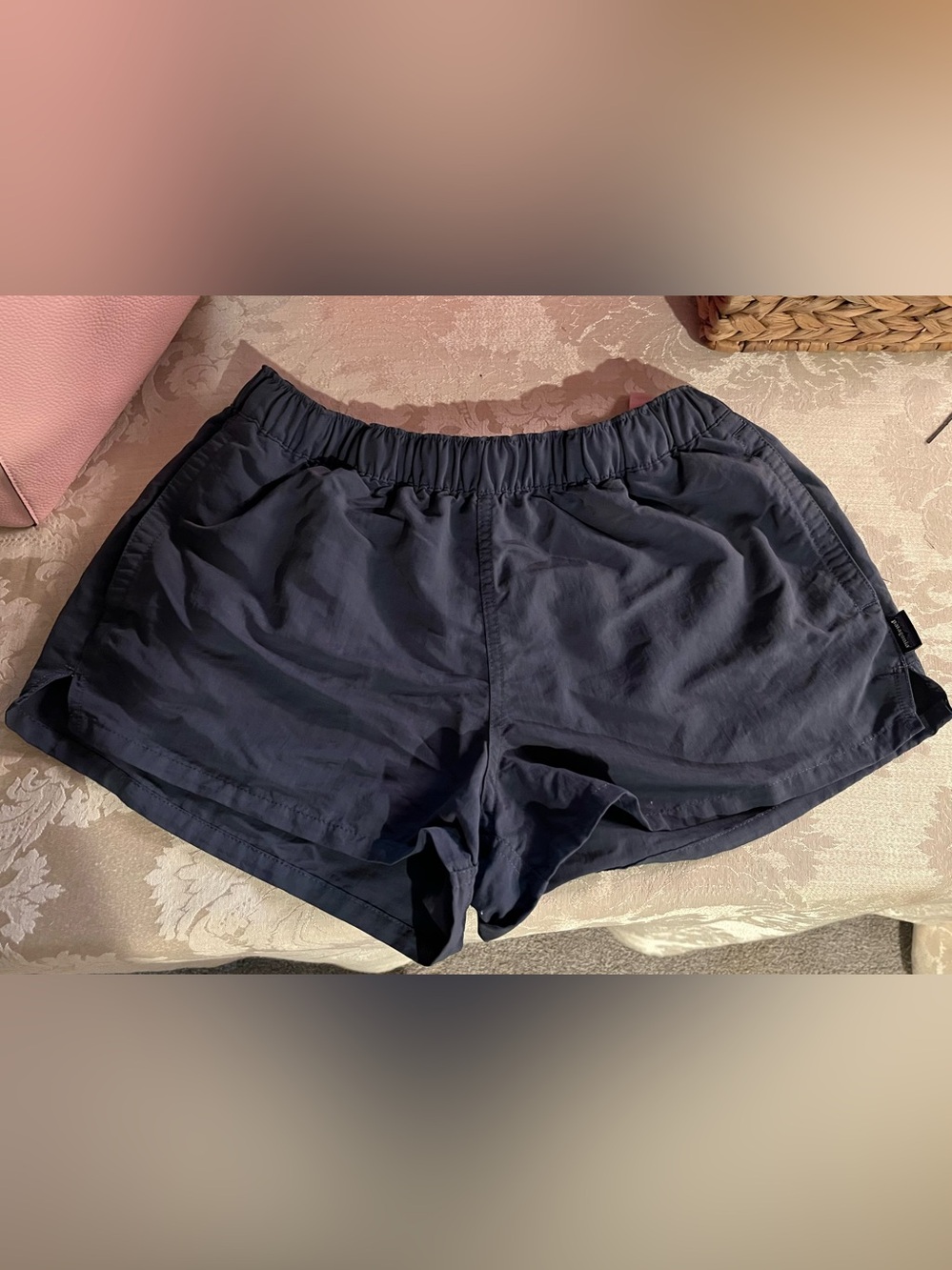 Patagonia Navy Women's Lightweight Nylon Athletic Shorts